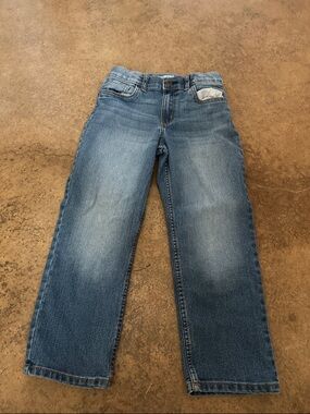 Kids Blue Straight-Leg Jeans 7 oshkosh